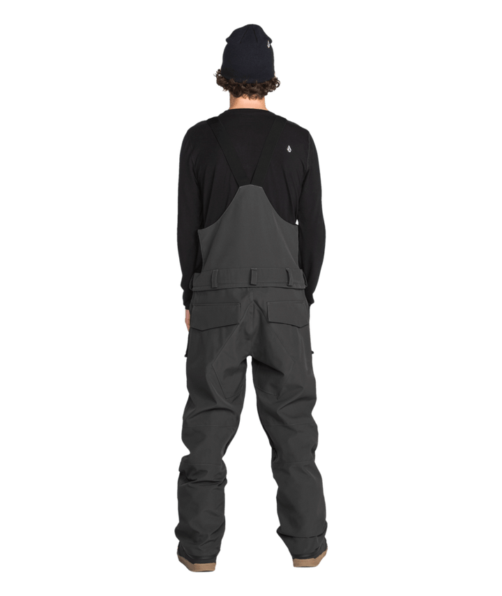 Volcom Mens Roan Bib Overall - Dark Grey 