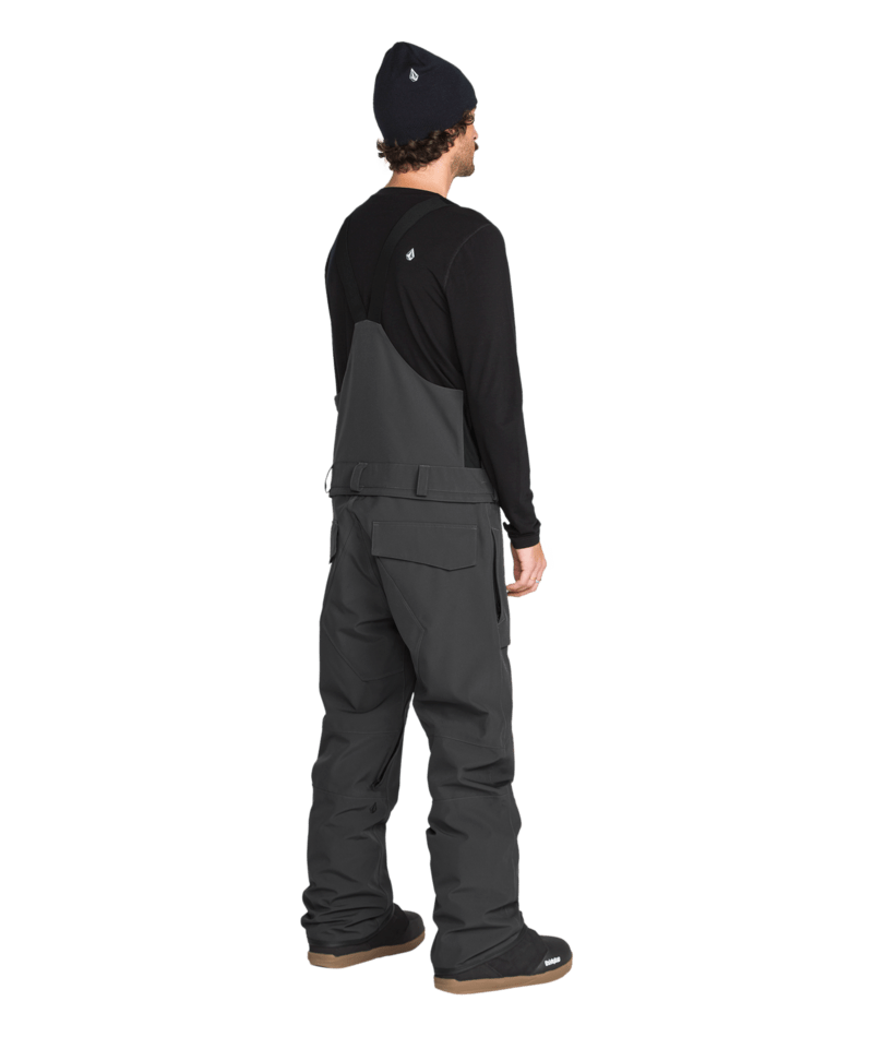 Volcom Mens Roan Bib Overall - Dark Grey 