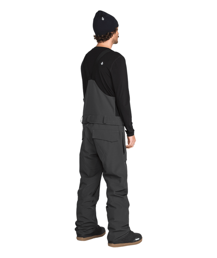 Volcom Mens Roan Bib Overall - Dark Grey 