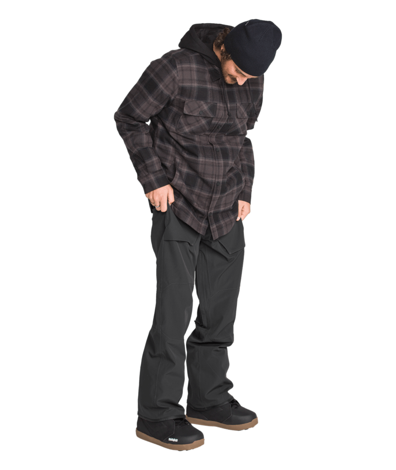 Volcom Mens Roan Bib Overall - Dark Grey 