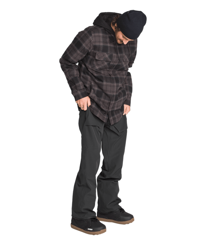 Volcom Mens Roan Bib Overall - Dark Grey 