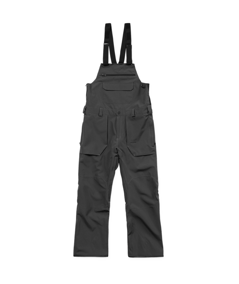 Volcom Mens Roan Bib Overall - Dark Grey 