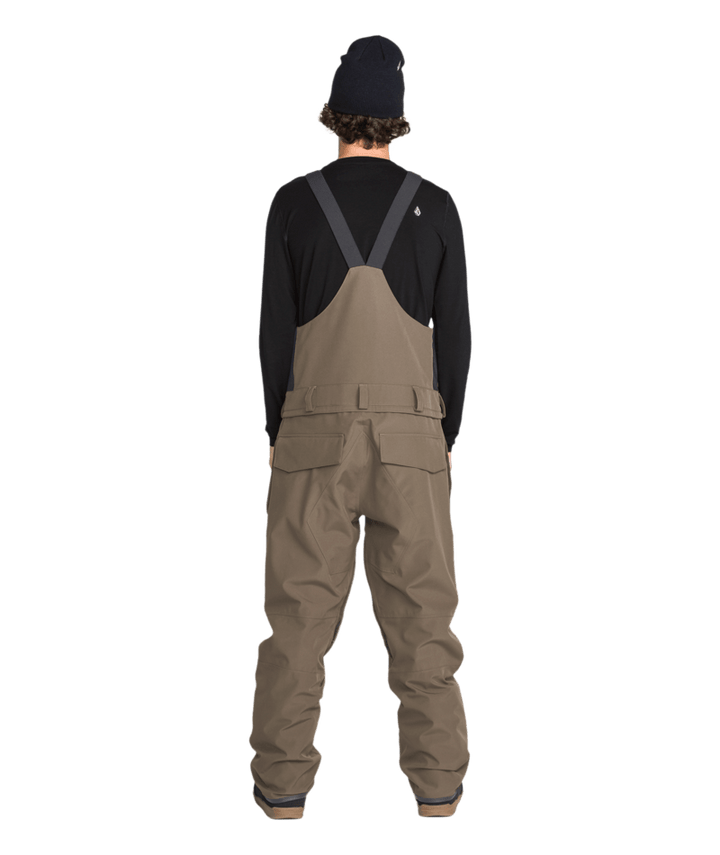 Volcom Mens Roan Bib Overall - Teak 