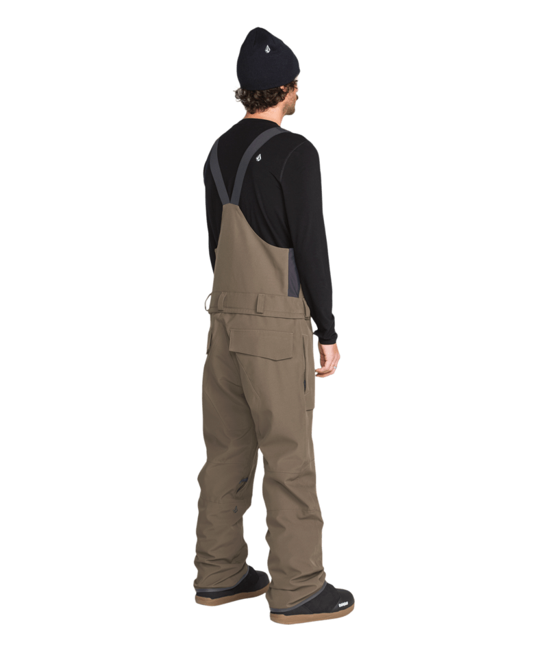 Volcom Mens Roan Bib Overall - Teak 