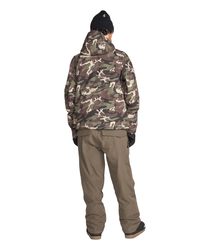 Volcom Mens Roan Bib Overall - Teak 
