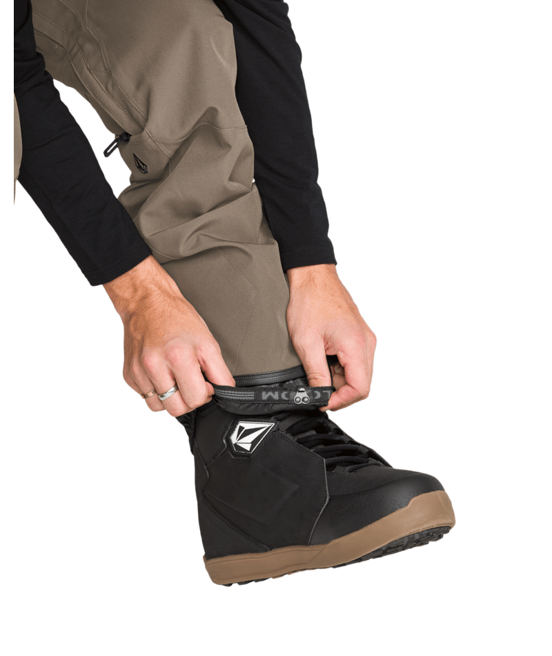 Volcom Mens Roan Bib Overall - Teak 