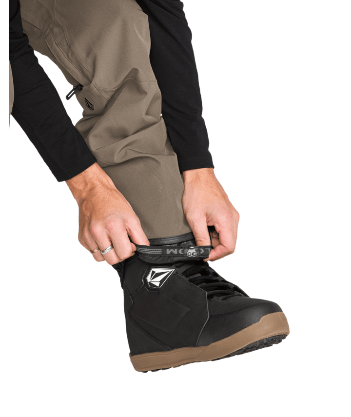 Volcom Mens Roan Bib Overall - Teak 