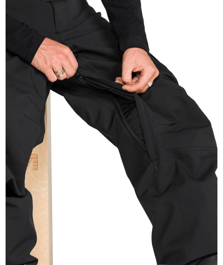 Volcom Mens Nwrk 20K Baggy Pant - Black 