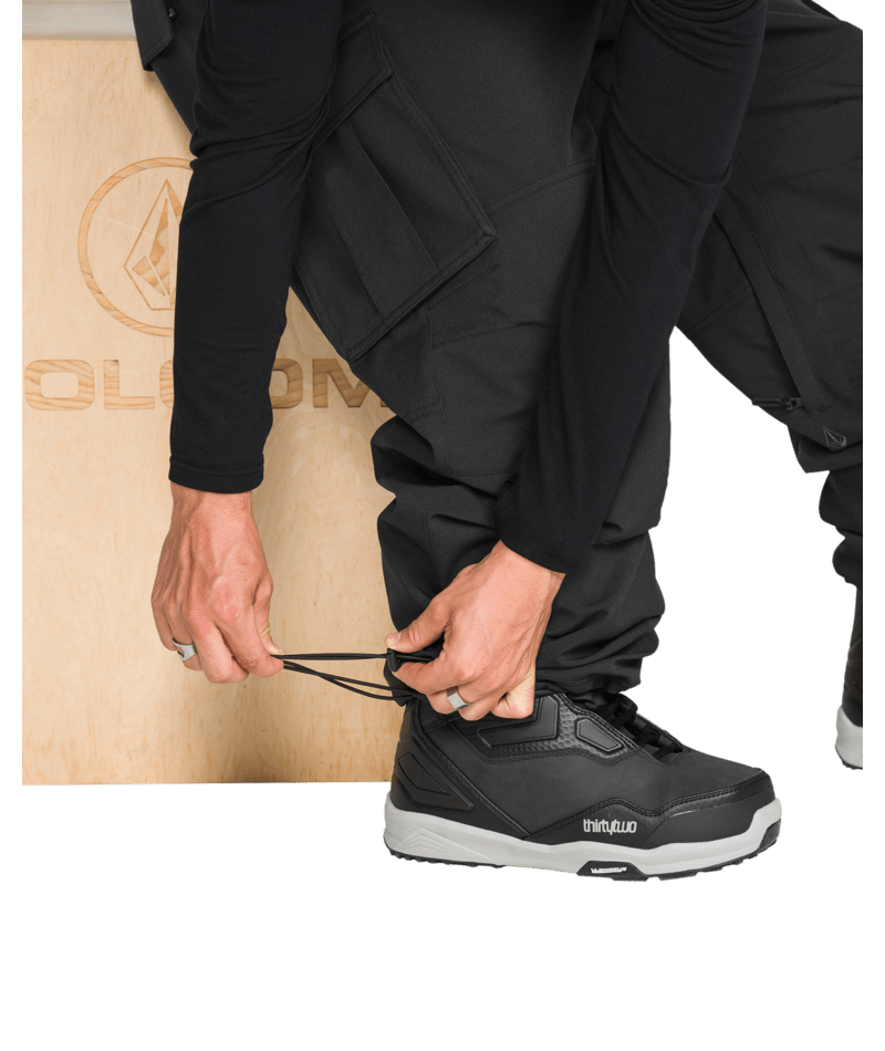 Volcom Mens Nwrk 20K Baggy Pant - Black 