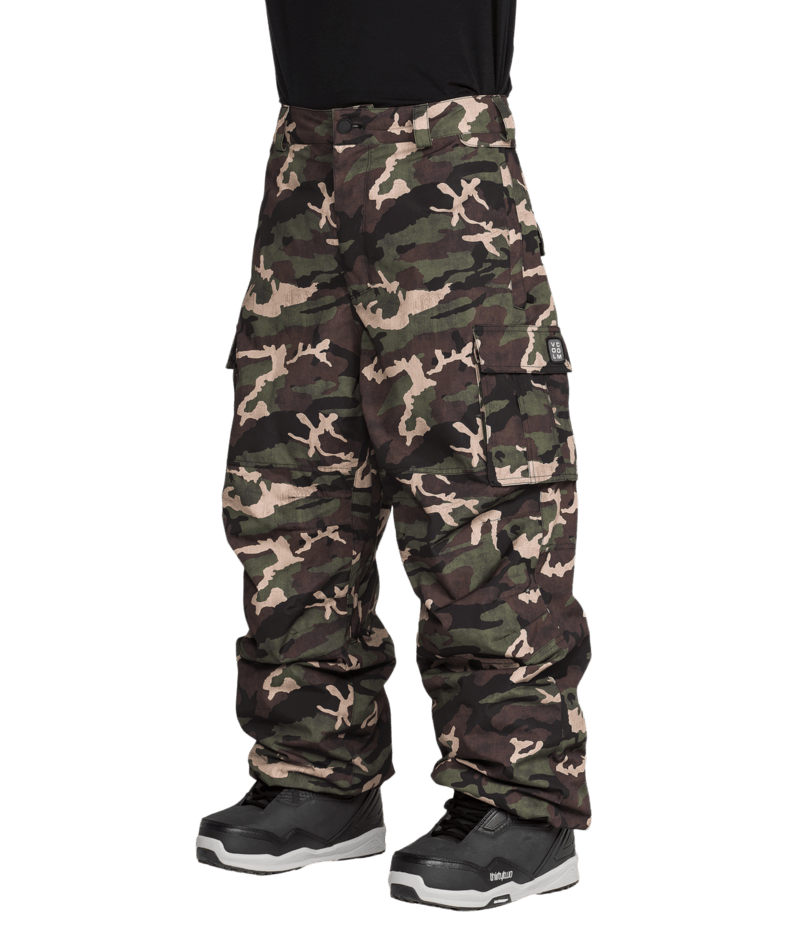 Volcom Mens Nwrk 20K Baggy Pant - Camoflauge 