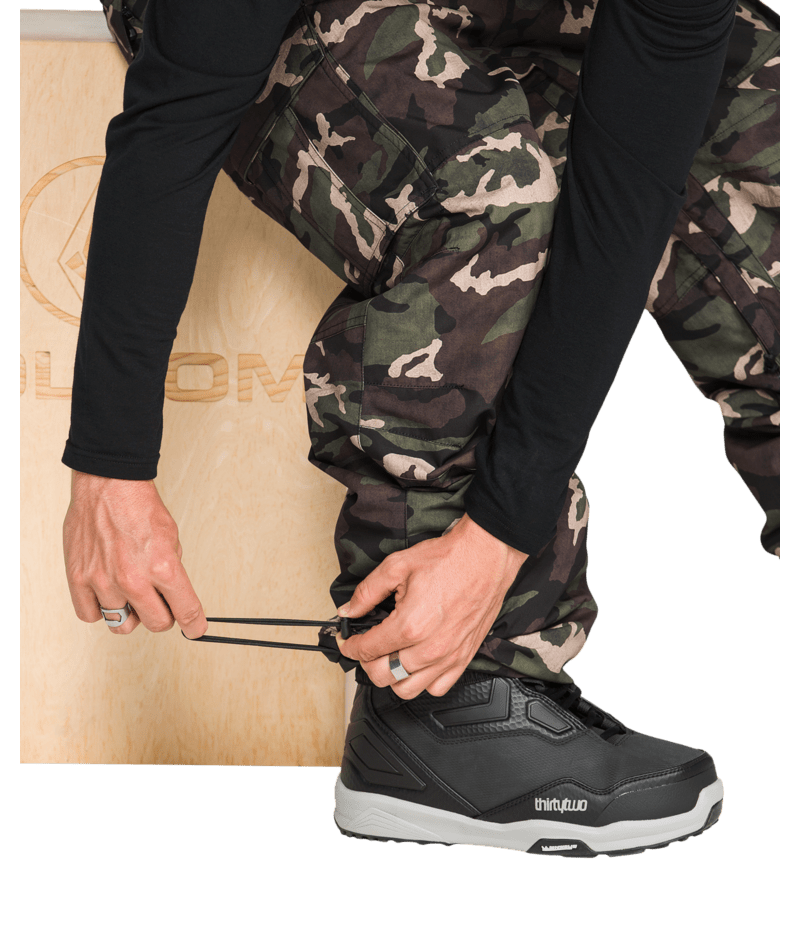 Volcom Mens Nwrk 20K Baggy Pant - Camoflauge 