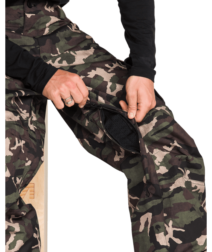 Volcom Mens Nwrk 20K Baggy Pant - Camoflauge 