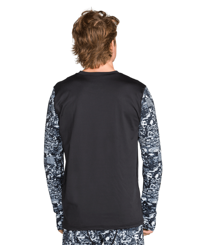Volcom Mens M V-Science Crew - Black Print #color_black-print