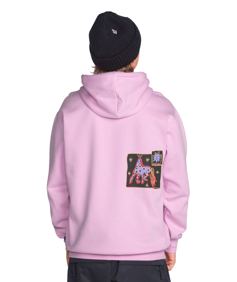 Volcom Mens Essential Hoodie - Pink 