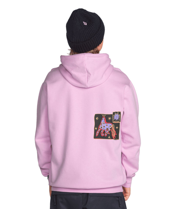 Volcom Mens Essential Hoodie - Pink 