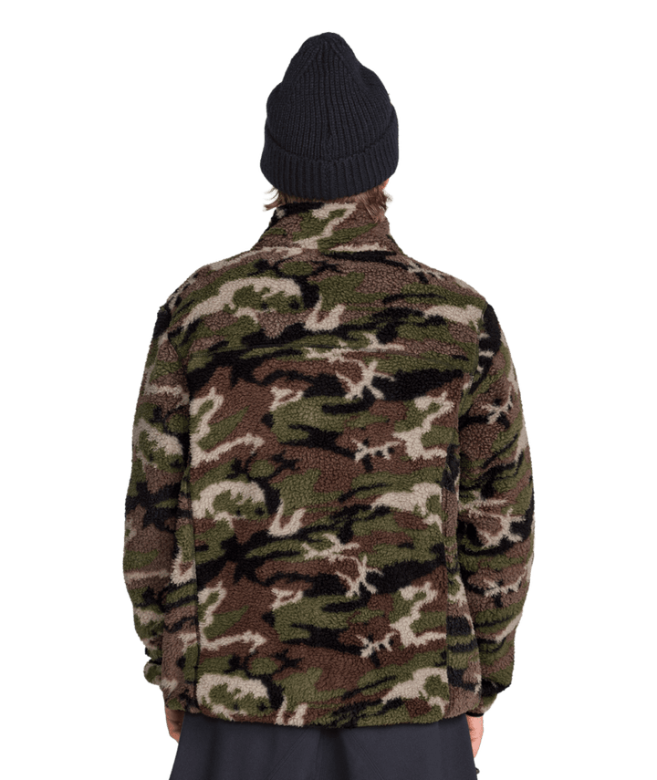 Volcom Mens Nelson Sherpa Full Zip - Camoflauge 