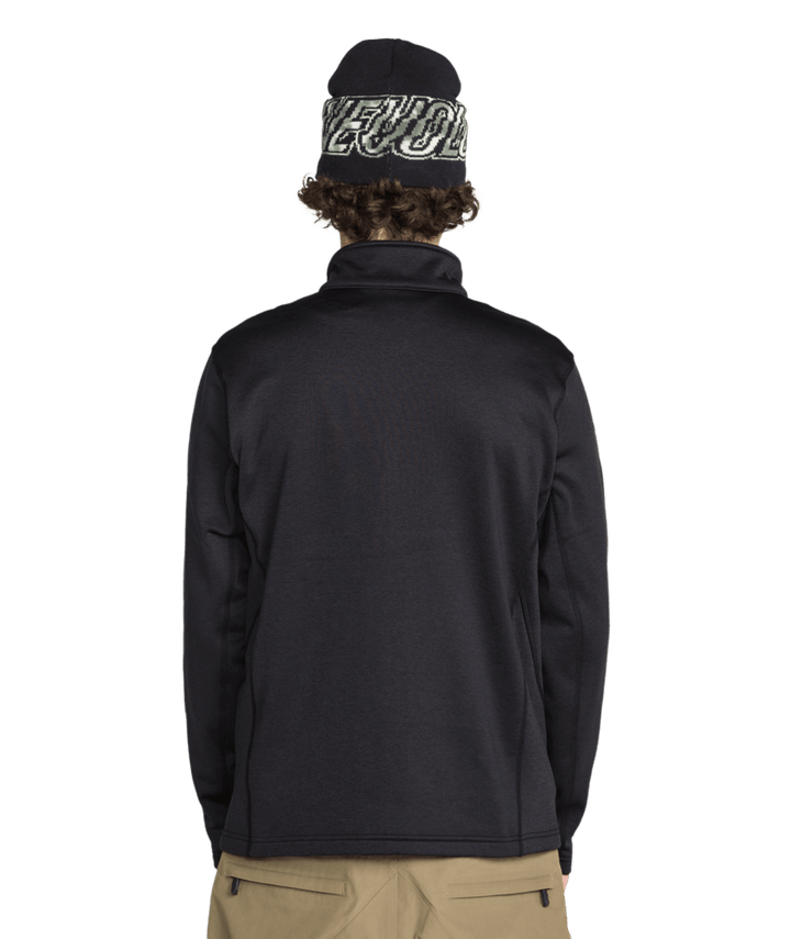 Volcom Mens Snowbound Fleece Full Zip - Black 