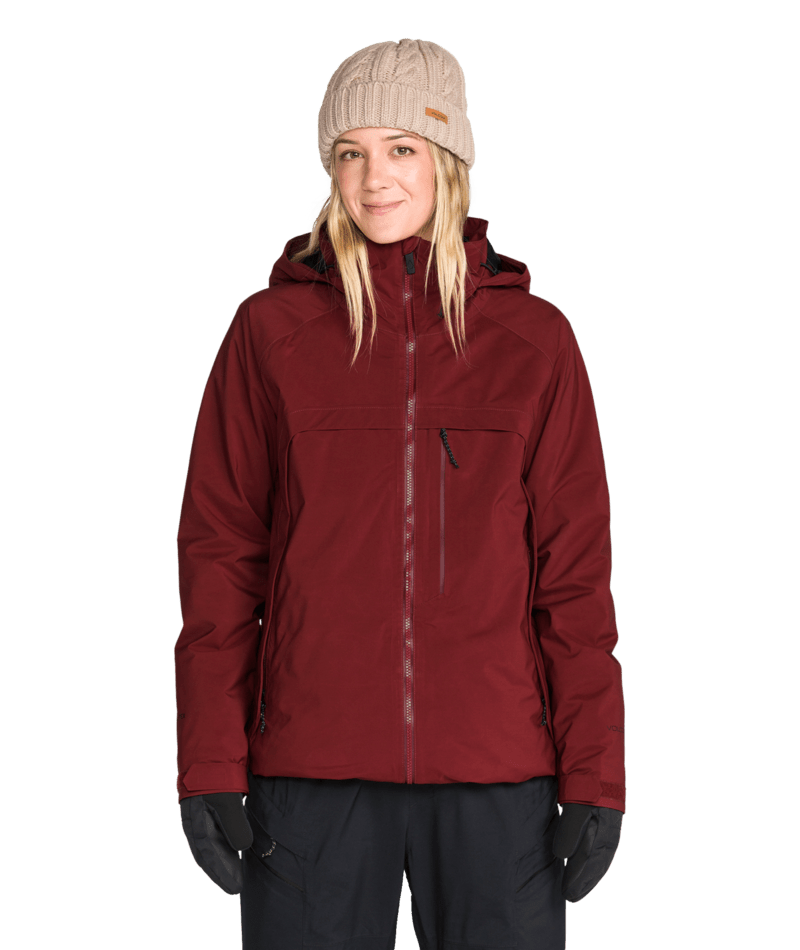 Volcom Womens 3D Stretch Gore Jacket - Pinot 