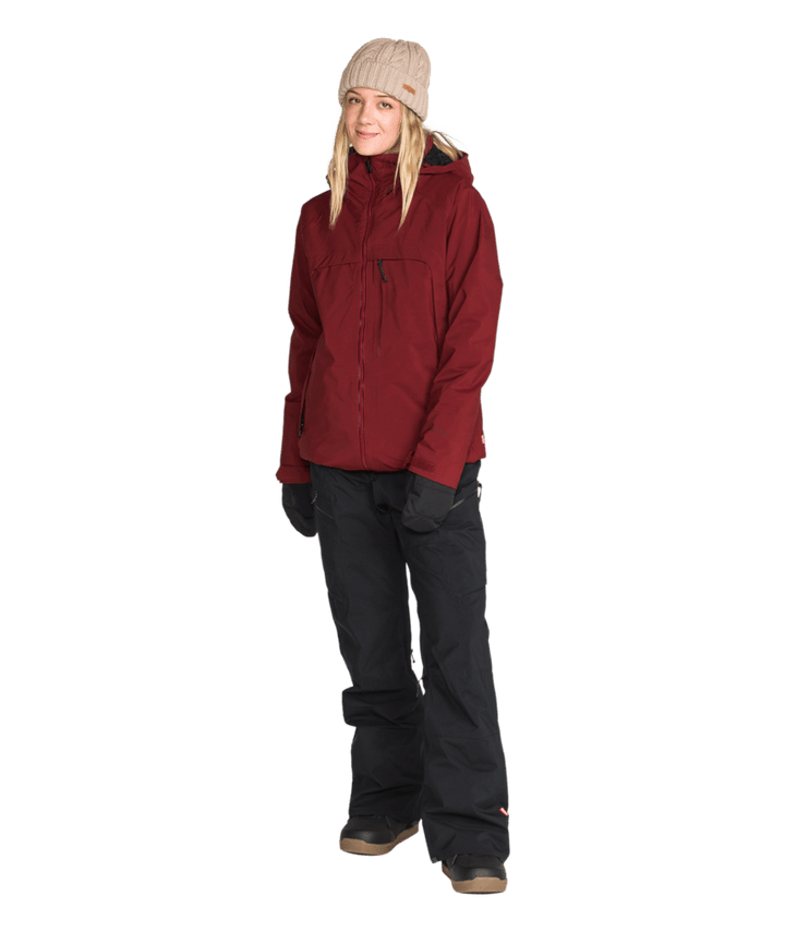 Volcom Womens 3D Stretch Gore Jacket - Pinot 