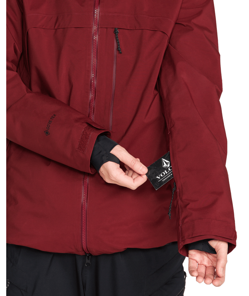 Volcom Womens 3D Stretch Gore Jacket - Pinot 