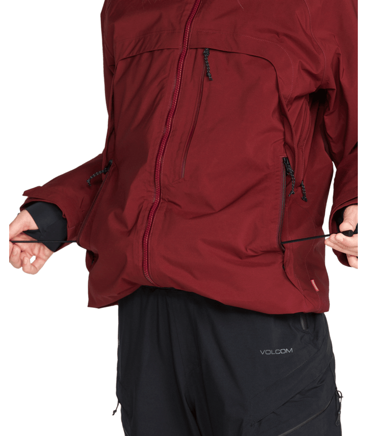 Volcom Womens 3D Stretch Gore Jacket - Pinot 