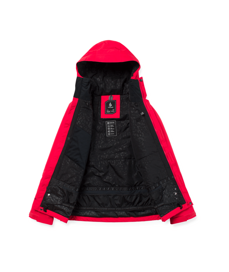 Volcom Womens Eras Gore Ins Jacket - Bright Cherry 