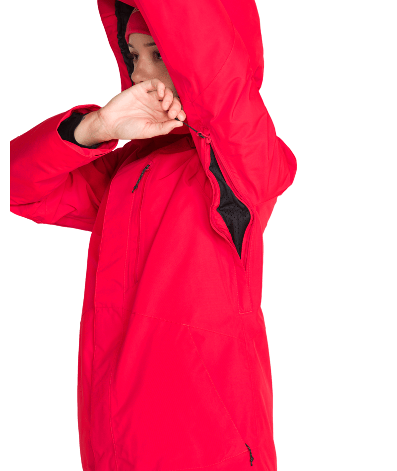 Volcom Womens Eras Gore Ins Jacket - Bright Cherry 