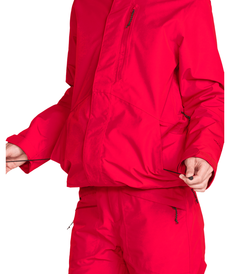 Volcom Womens Eras Gore Ins Jacket - Bright Cherry 