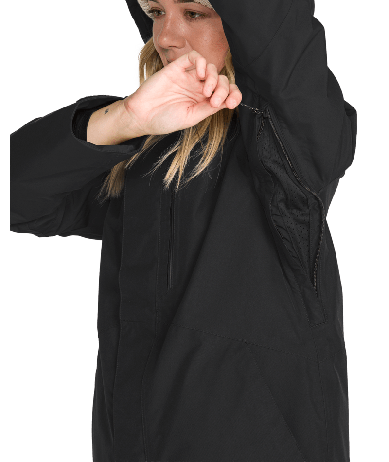 Volcom Womens Eras Gore Ins Jacket - Black 