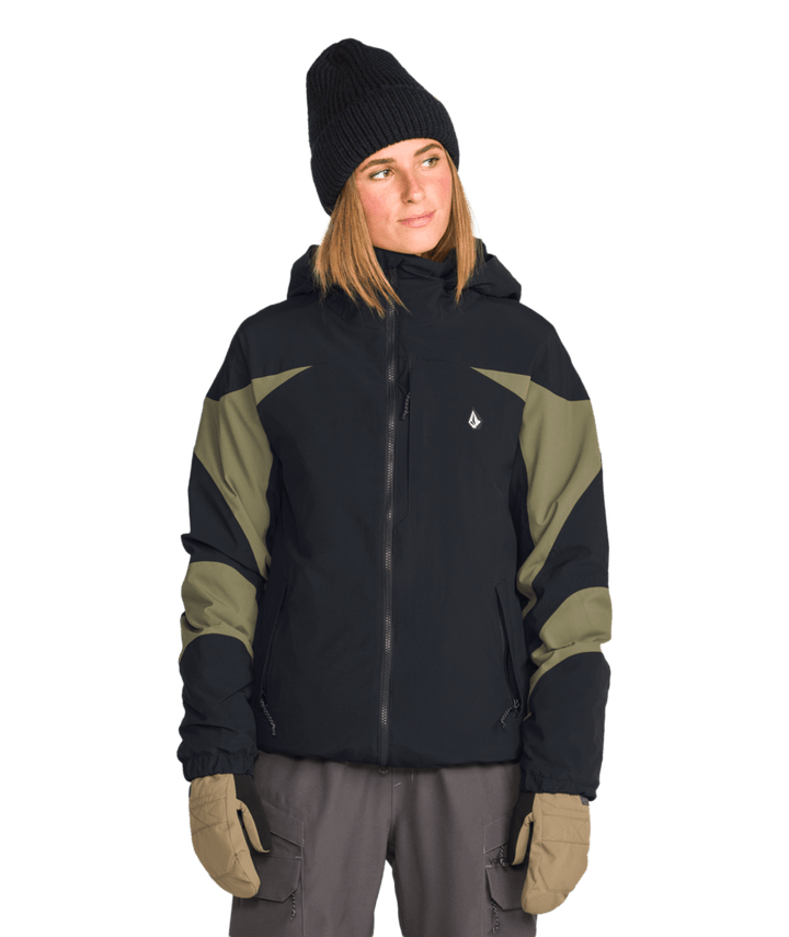 Volcom Womens Shelter 3D Stretch Jacket - Black 