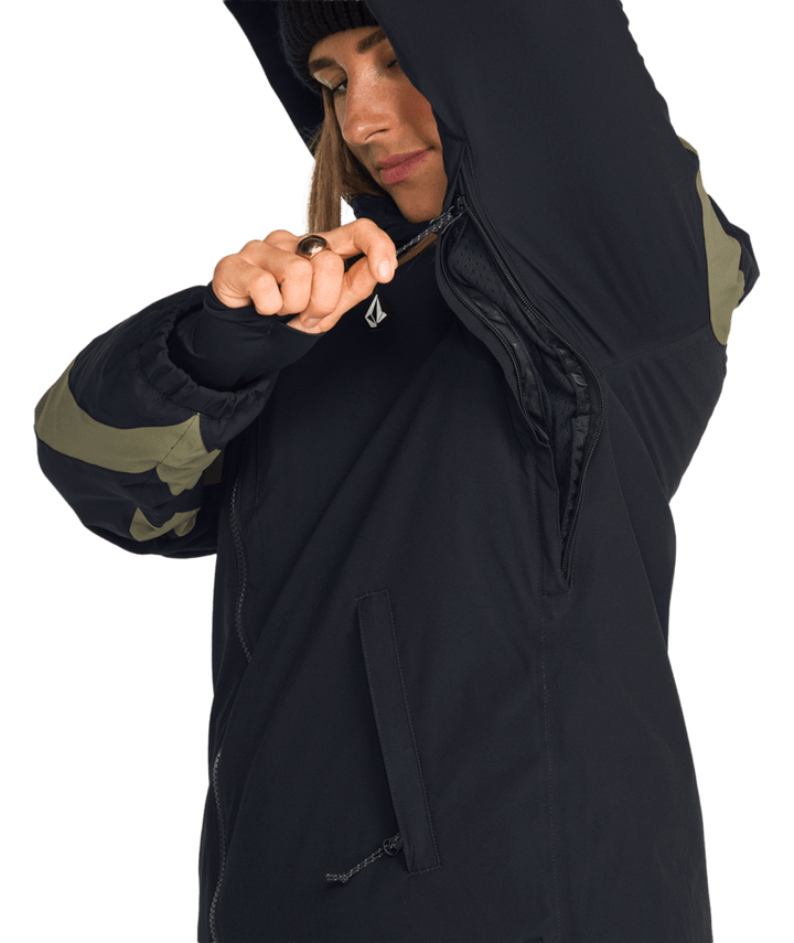 Volcom Womens Shelter 3D Stretch Jacket - Black 