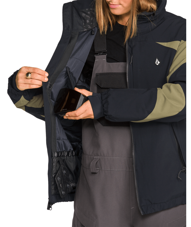 Volcom Womens Shelter 3D Stretch Jacket - Black 