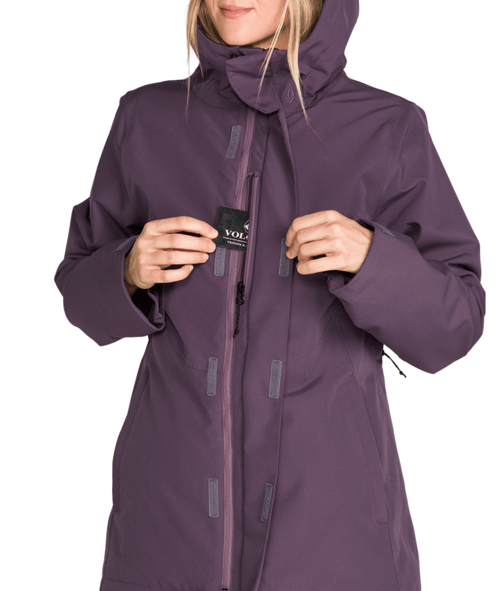 Volcom Womens Stoney Shadow Ins Jacket - Arctic Dust 