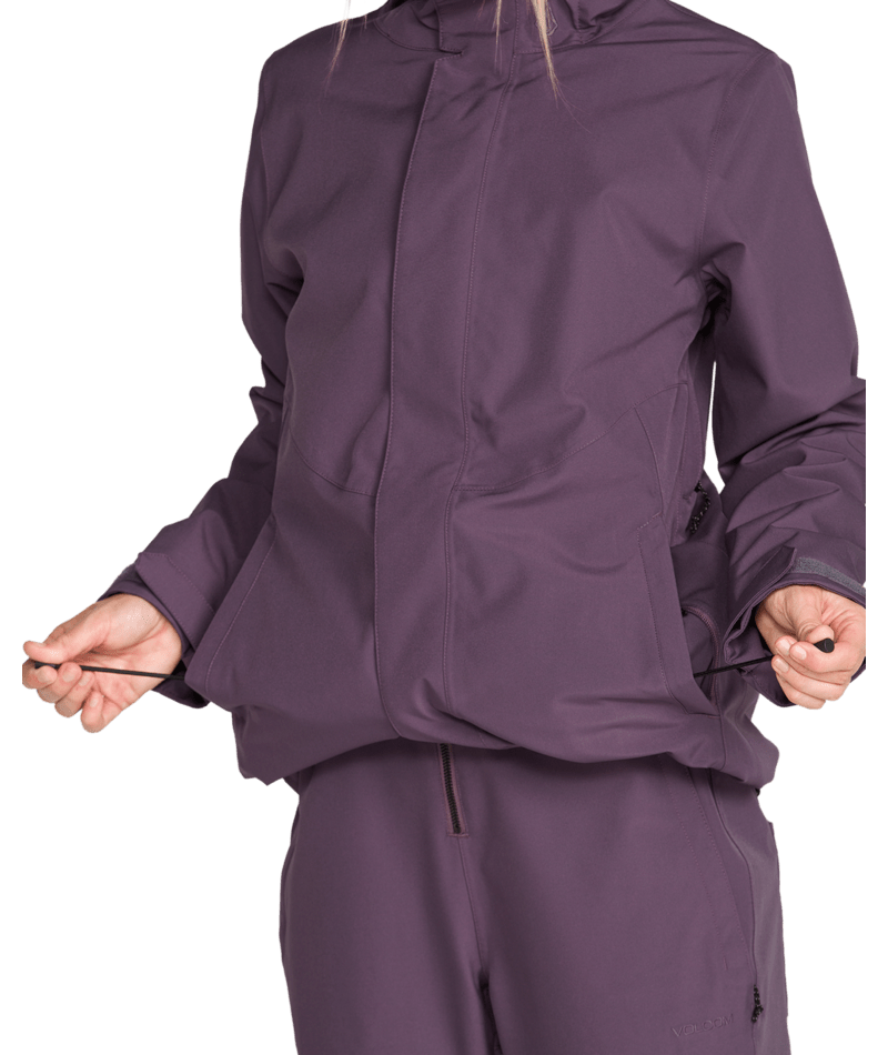 Volcom Womens Stoney Shadow Ins Jacket - Arctic Dust 