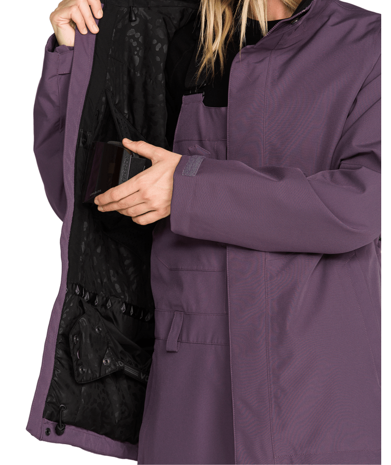 Volcom Womens Stoney Shadow Ins Jacket - Arctic Dust 