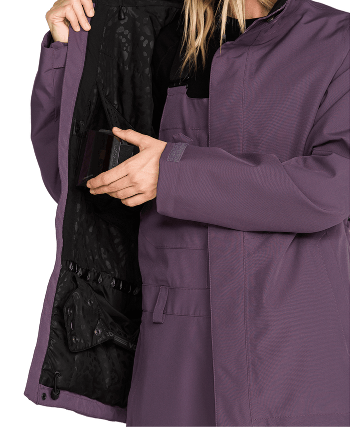 Volcom Womens Stoney Shadow Ins Jacket - Arctic Dust 