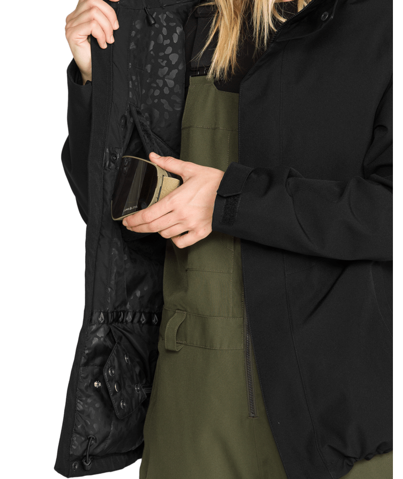 Volcom Womens Stoney Shadow Ins Jacket - Black 