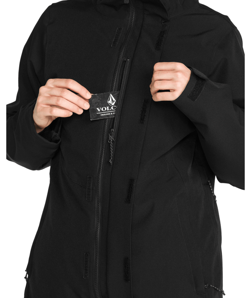 Volcom Womens Stoney Shadow Ins Jacket - Black 