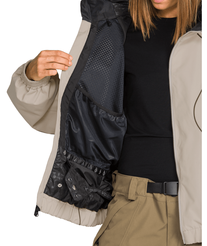 Volcom Womens Liftline 20K Jacket - Khaki 