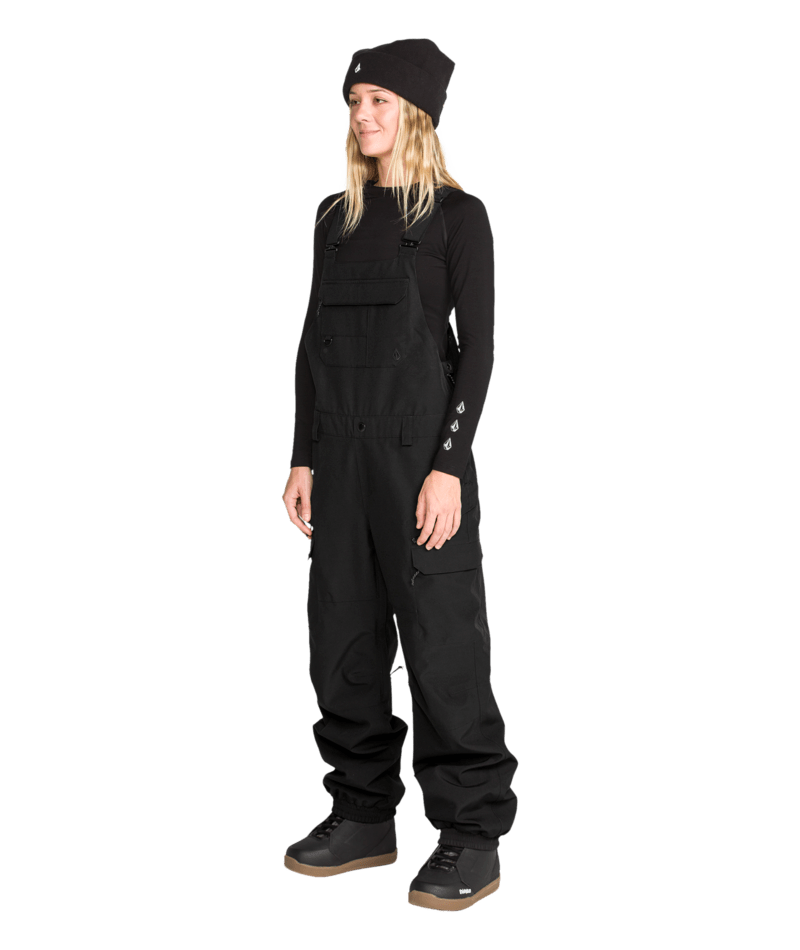 Volcom Womens Creston 3D Stretch Bib - Black 