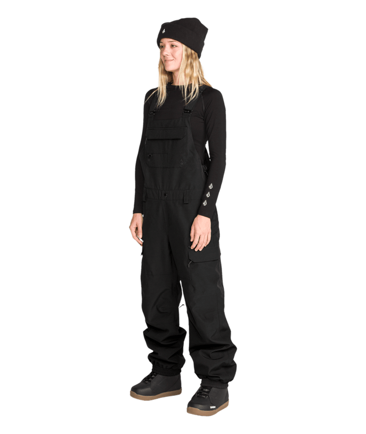 Volcom Womens Creston 3D Stretch Bib - Black 