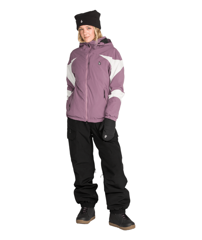 Volcom Womens Creston 3D Stretch Bib - Black 