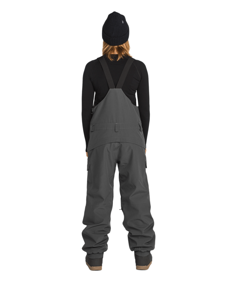 Volcom Womens Creston 3D Stretch Bib - Dark Grey 