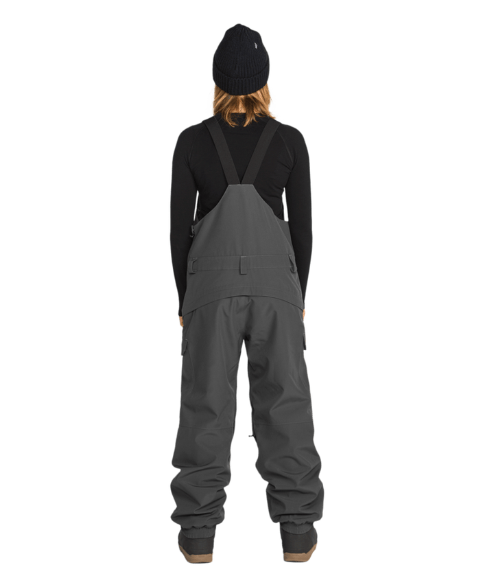 Volcom Womens Creston 3D Stretch Bib - Dark Grey 
