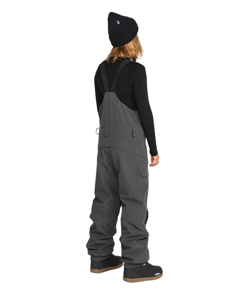 Volcom Womens Creston 3D Stretch Bib - Dark Grey 