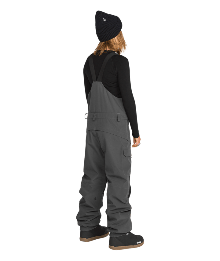 Volcom Womens Creston 3D Stretch Bib - Dark Grey 