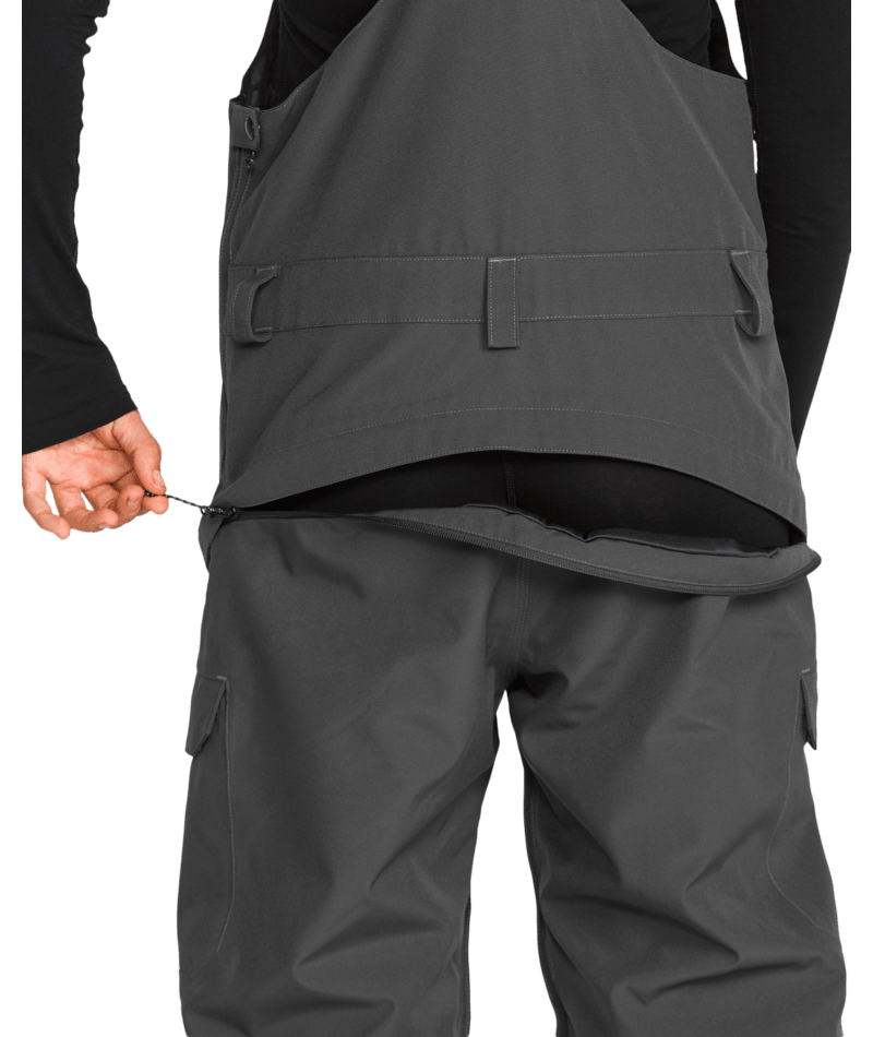 Volcom Womens Creston 3D Stretch Bib - Dark Grey 