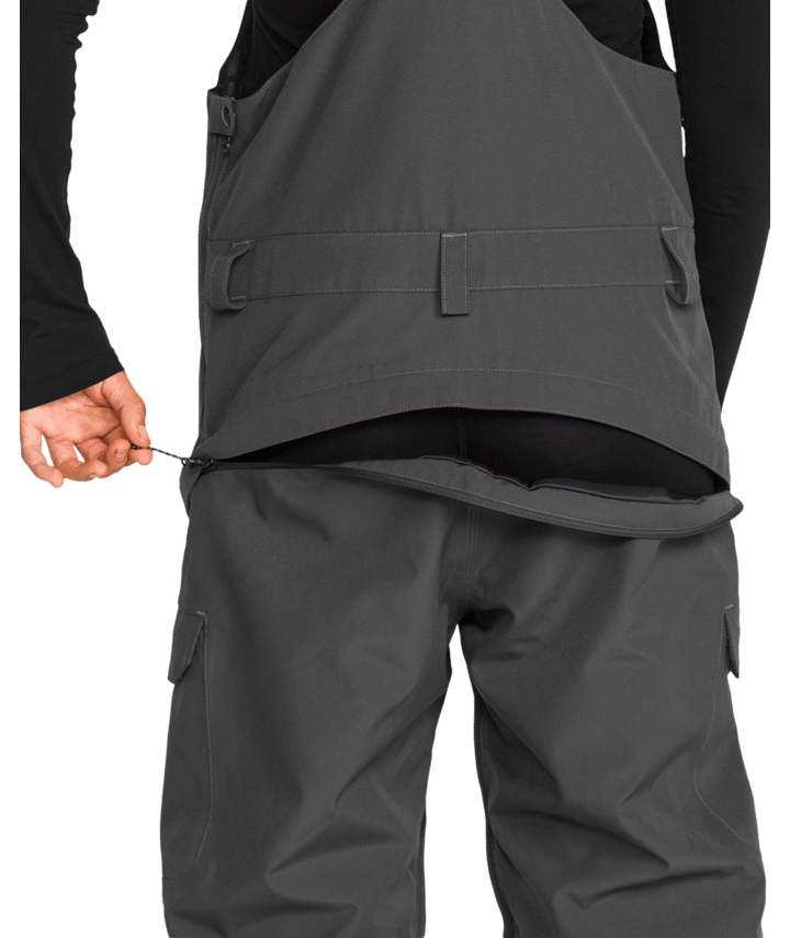Volcom Womens Creston 3D Stretch Bib - Dark Grey 