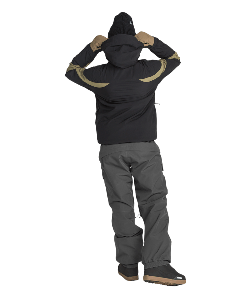 Volcom Womens Creston 3D Stretch Bib - Dark Grey 