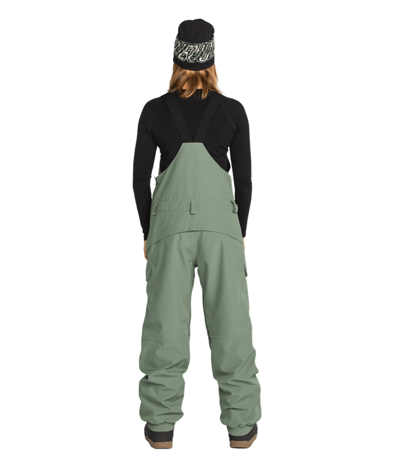 Volcom Womens Creston 3D Stretch Bib - Light Green 